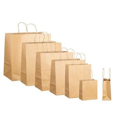 Picture of TWIST HANDLE KRAFT BAG HD 330x300x180mm CTN/250