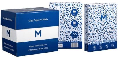 Picture of OFFICE COPY PAPER A4 WHITE 80GSM CTN/ 5 REAMS