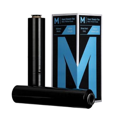 Picture of M PALLET WRAP BLACK 500mm x 300M x 20mu