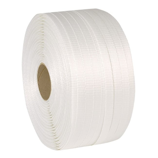 Picture of POLYWOVEN WHITE STRAPPING 19mm x 500M CTN/3