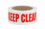 Picture of KEEP CLEAR RED/ WHITE 100mm x 100M