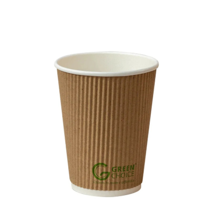 Picture of GREEN CHOICE RIPPLE WALL CUP 12oz CTN/500