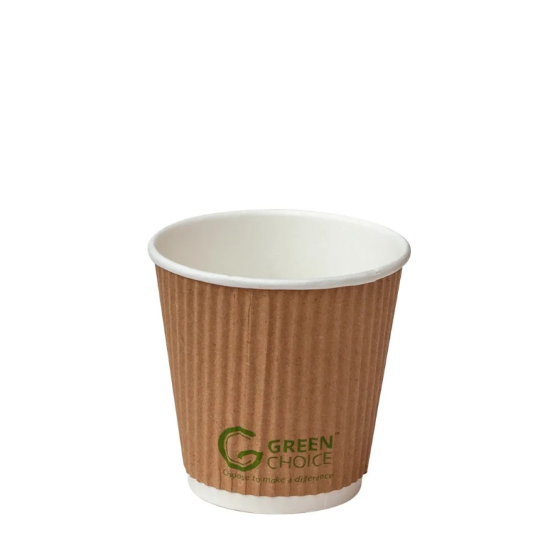 Picture of GREEN CHOICE RIPPLE WALL CUP 8oz CTN/500